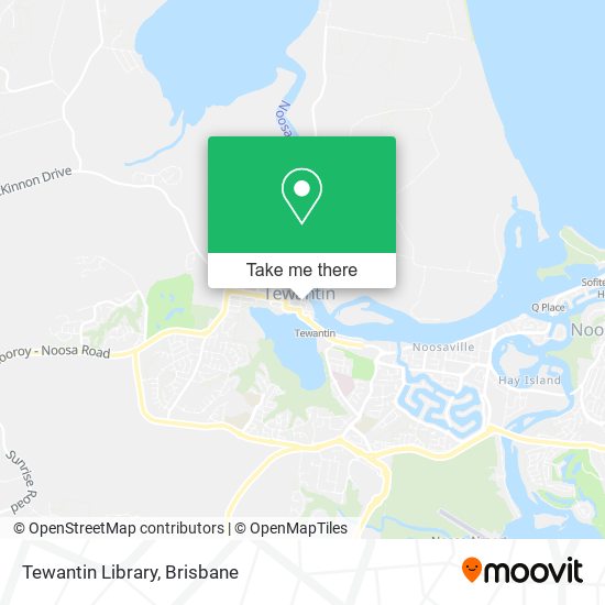 Tewantin Library map