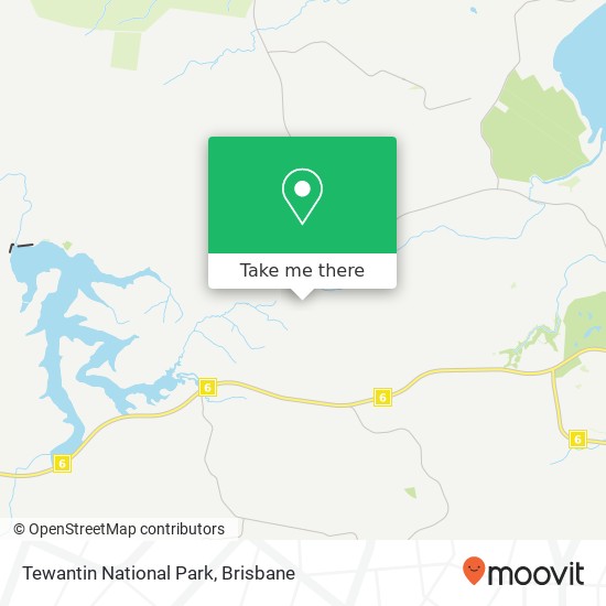 Tewantin National Park map