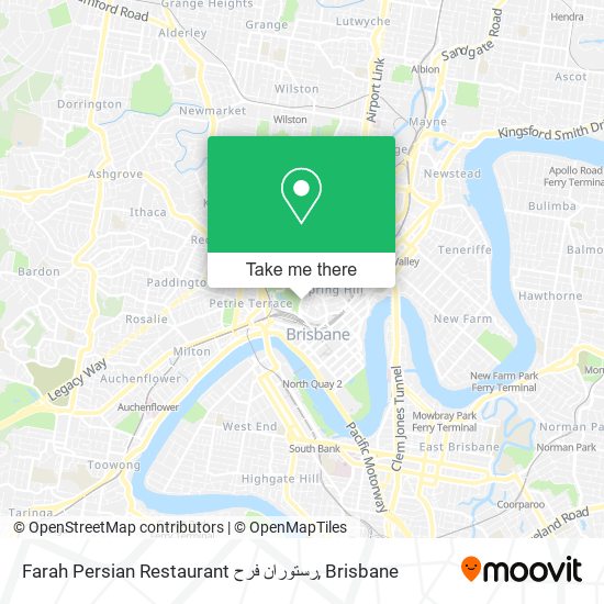 Farah Persian Restaurant رستوران فرح map