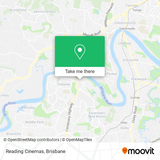 Reading Cinemas map