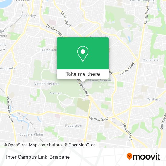 Inter Campus Link map