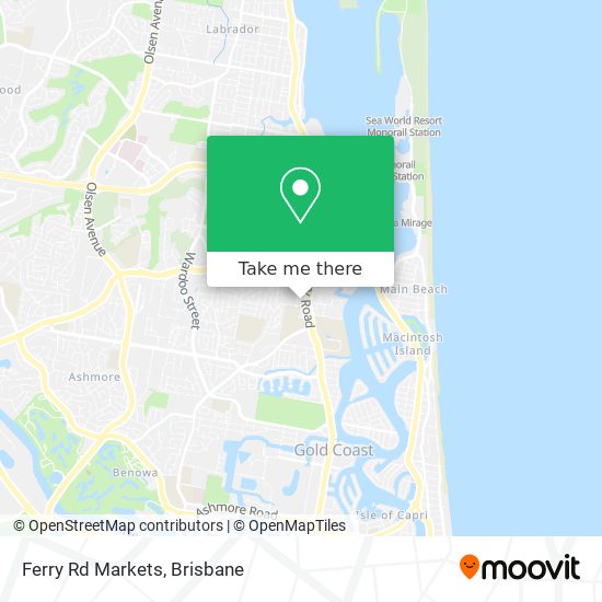 Ferry Rd Markets map