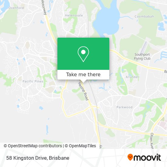 58 Kingston Drive map