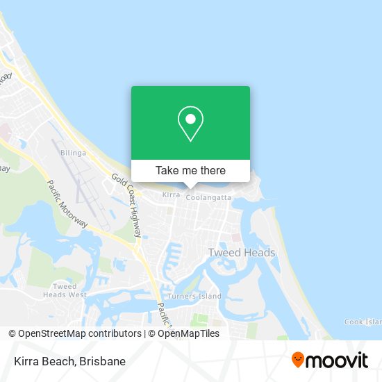 Kirra Beach map