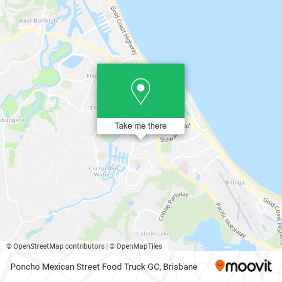 Poncho Mexican Street Food Truck GC map