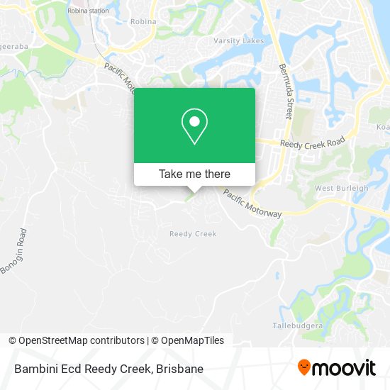 Bambini Ecd Reedy Creek map