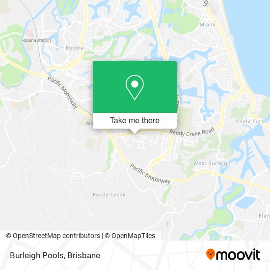 Burleigh Pools map