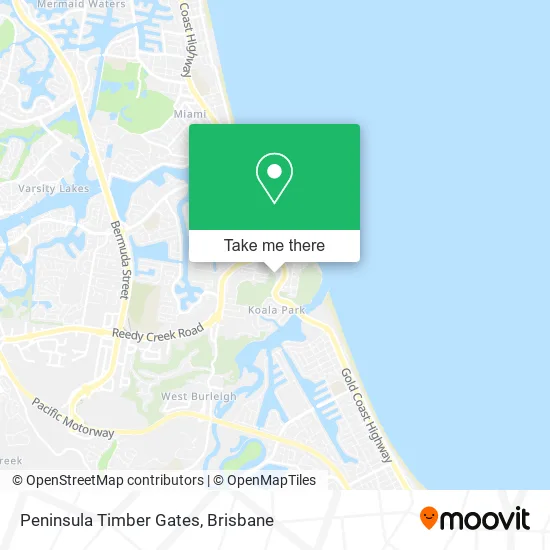 Peninsula Timber Gates map
