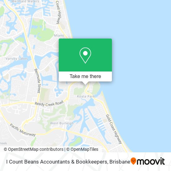 I Count Beans Accountants & Bookkeepers map