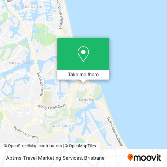 Mapa Aptms-Travel Marketing Services