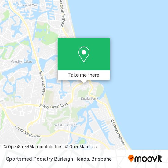 Sportsmed Podiatry Burleigh Heads map