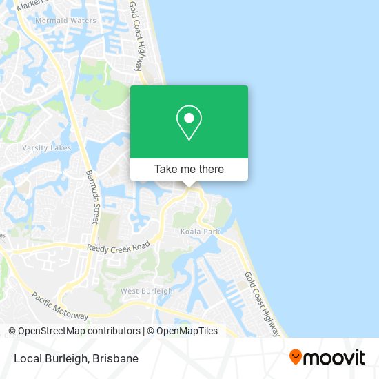Local Burleigh map