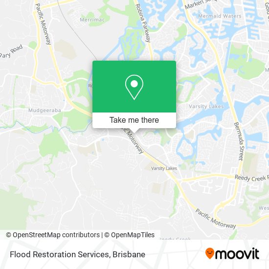 Flood Restoration Services map