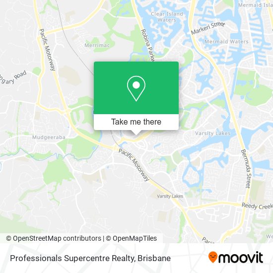 Professionals Supercentre Realty map