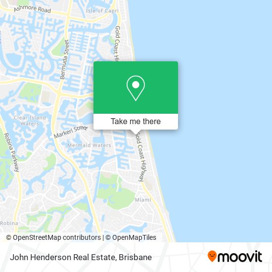 John Henderson Real Estate map