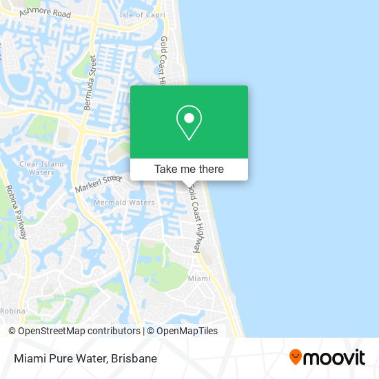 Mapa Miami Pure Water