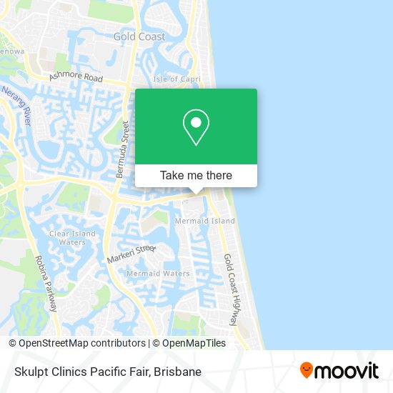 Skulpt Clinics Pacific Fair map