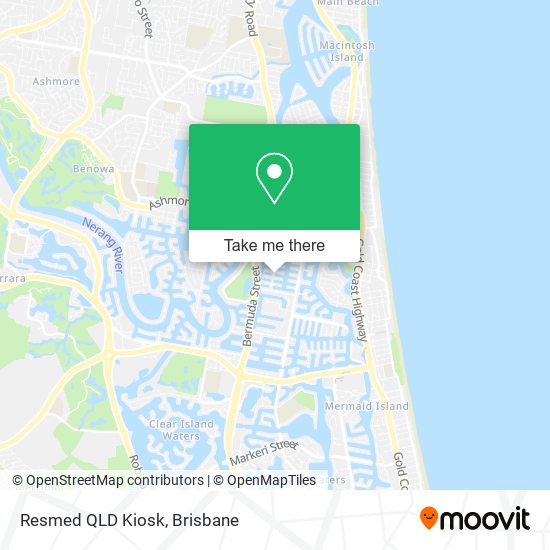 Mapa Resmed QLD Kiosk