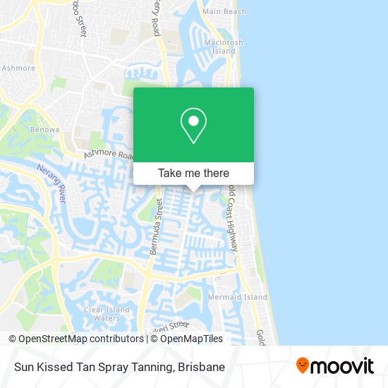 Sun Kissed Tan Spray Tanning map