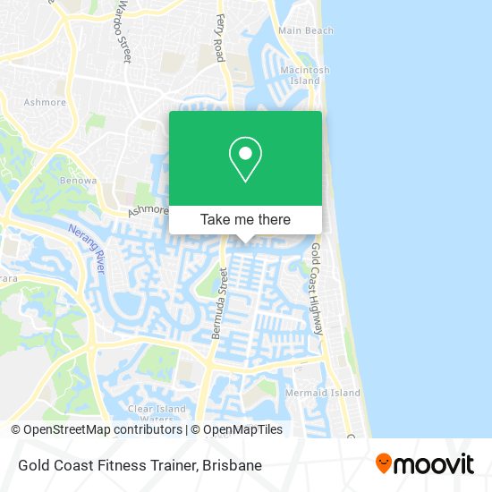 Gold Coast Fitness Trainer map