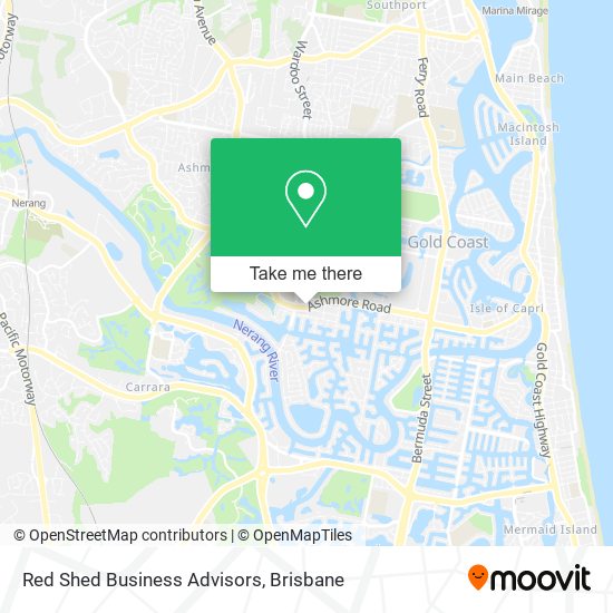 Red Shed Business Advisors map