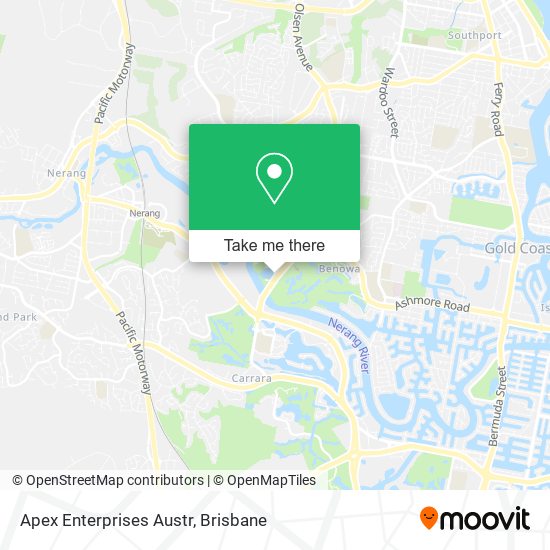Mapa Apex Enterprises Austr