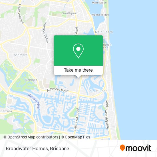 Broadwater Homes map
