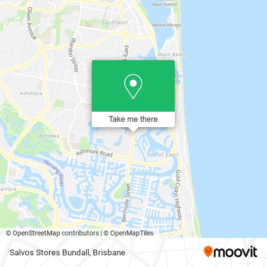 Salvos Stores Bundall map