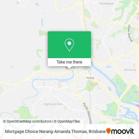 Mortgage Choice Nerang-Amanda Thomas map