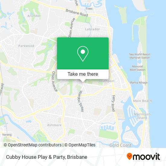 Cubby House Play & Party map