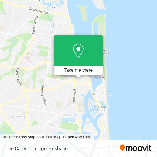 The Career College map