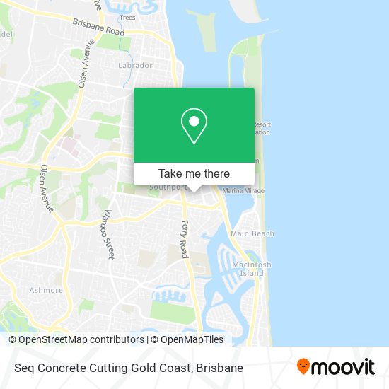 Seq Concrete Cutting Gold Coast map