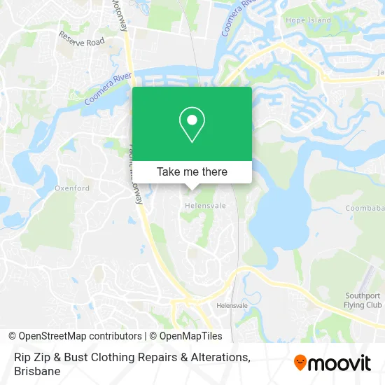 Rip Zip & Bust Clothing Repairs & Alterations map