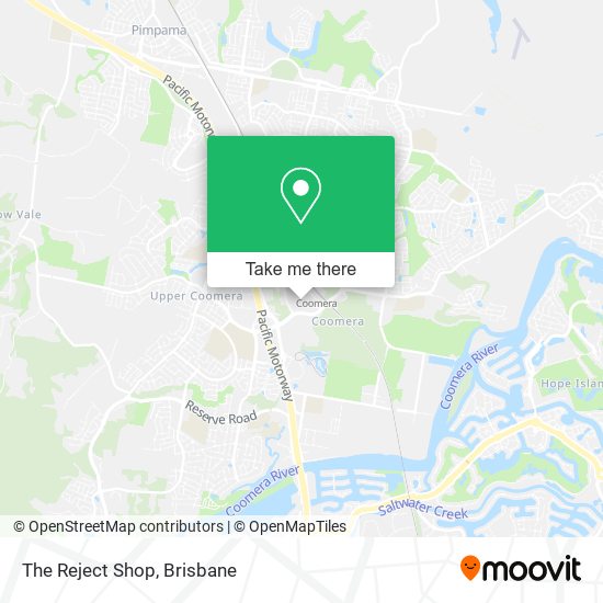 The Reject Shop map