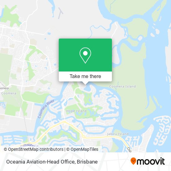 Oceania Aviation-Head Office map