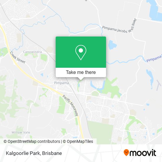 Kalgoorlie Park map