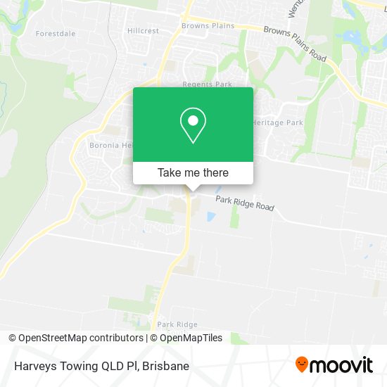Mapa Harveys Towing QLD Pl