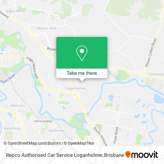 Mapa Repco Authorised Car Service Loganholme