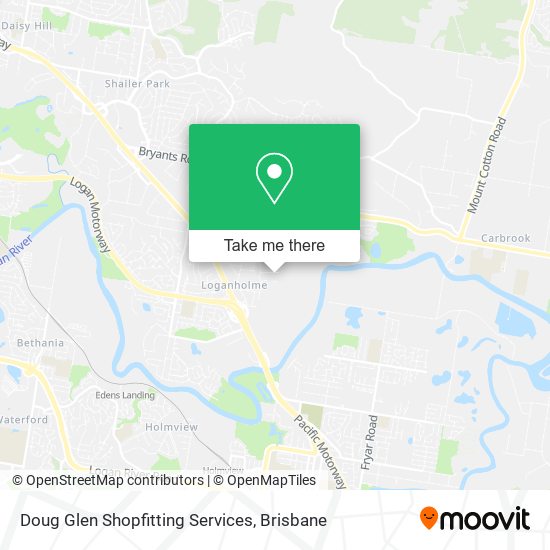 Mapa Doug Glen Shopfitting Services