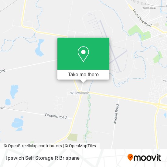 Ipswich Self Storage P map