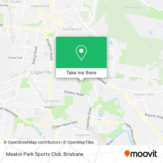 Meakin Park Sports Club map