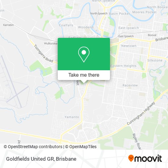 Goldfields United GR map