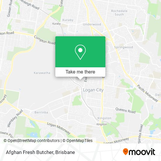 Afghan Fresh Butcher map