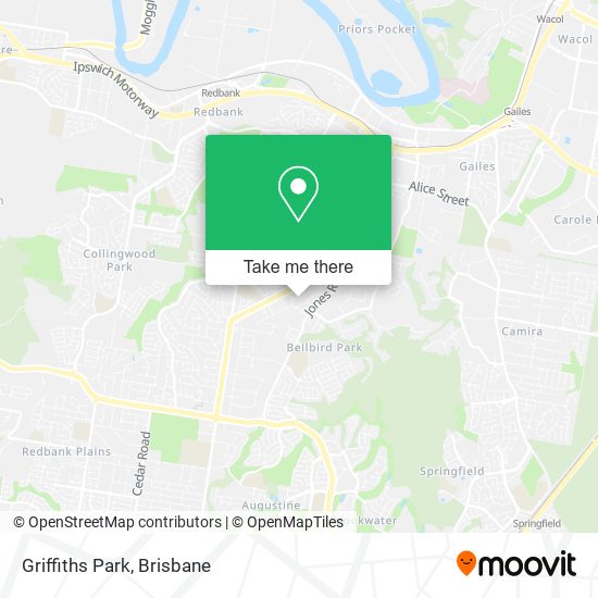Griffiths Park map