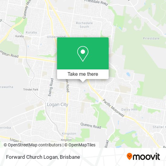 Forward Church Logan map
