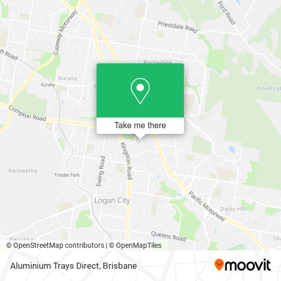 Aluminium Trays Direct map