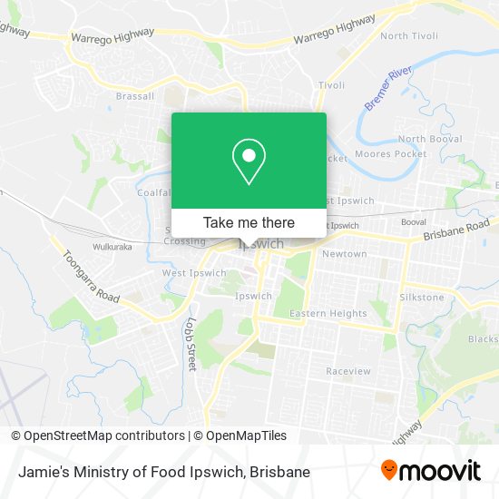 Jamie's Ministry of Food Ipswich map