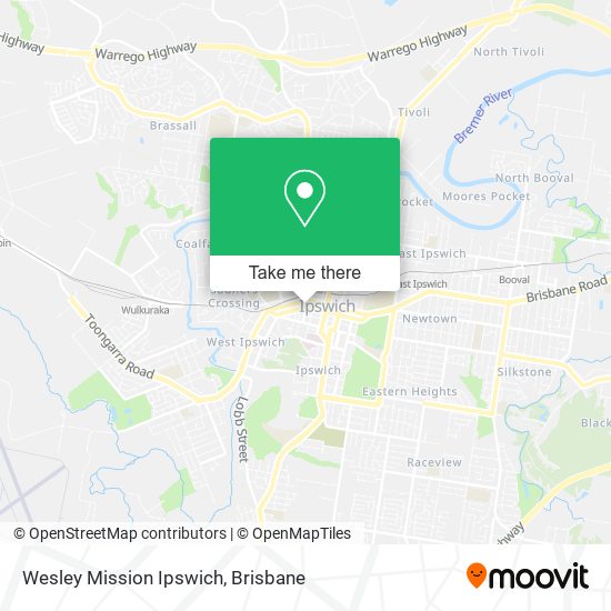 Mapa Wesley Mission Ipswich