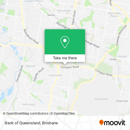 Bank of Queensland map