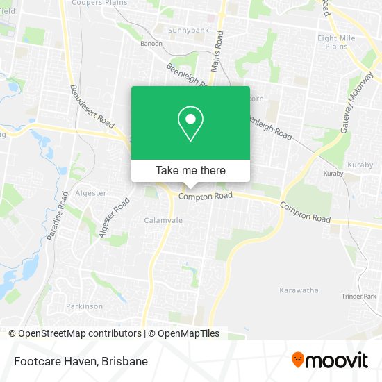 Footcare Haven map